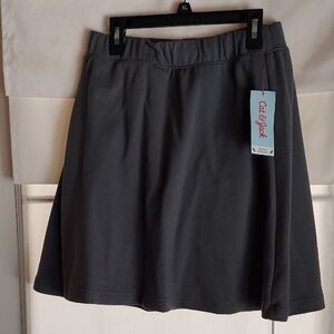 Cat & Jack Women's Charcoal Skater Skirt